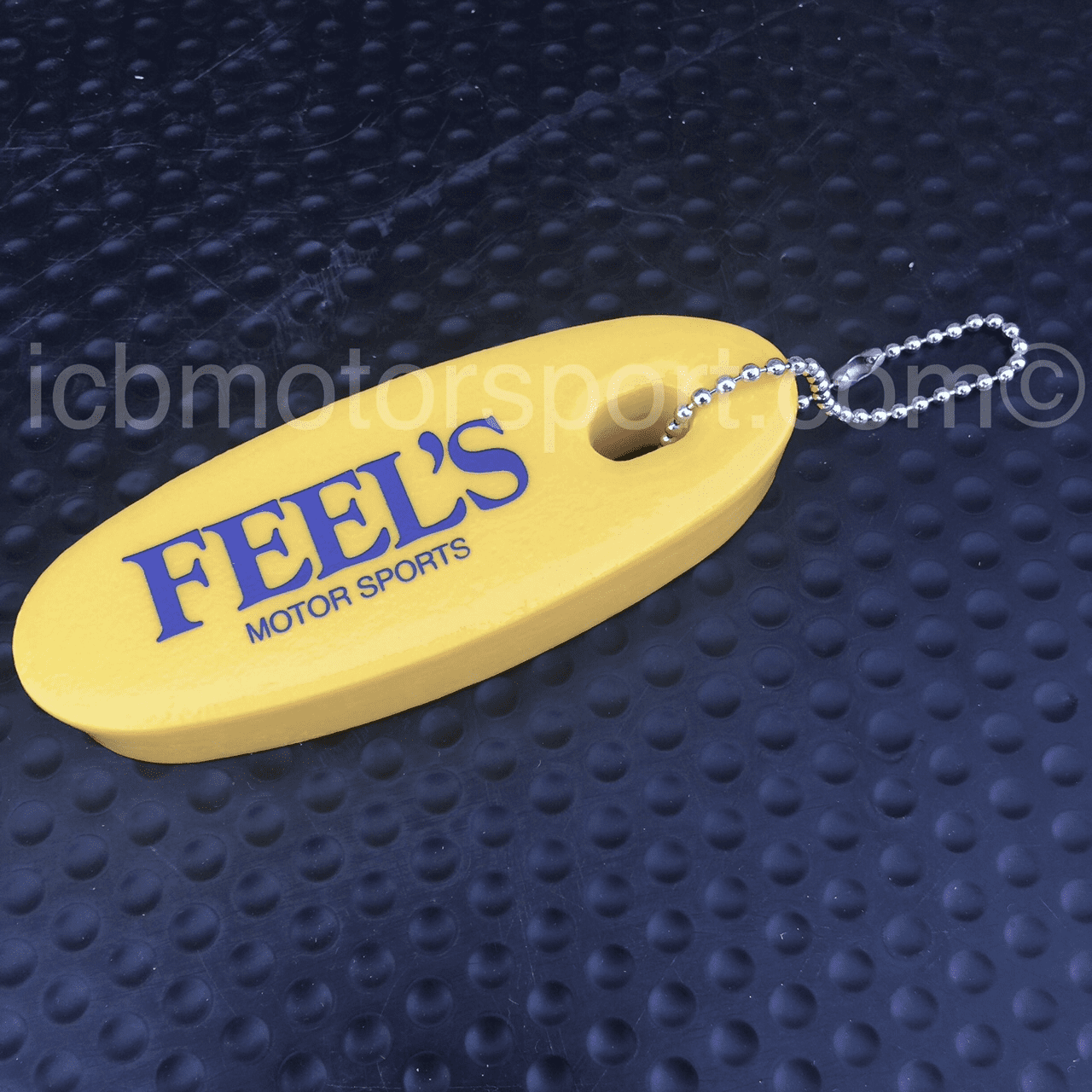 Feel's Honda TwinCam Yellow Keychain