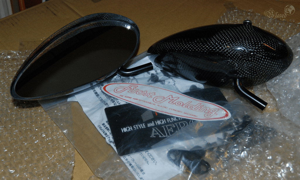 First Molding Type D Universal Carbon Fiber Mirrors