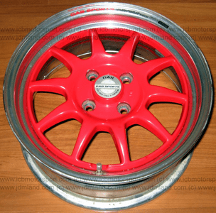 Gab Red with Polished Lip 15" (4X100) (SOLD!)
