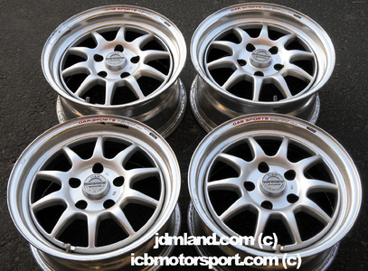 Gab Sports 15" 5X114.3 w/ Center Caps - SOLD