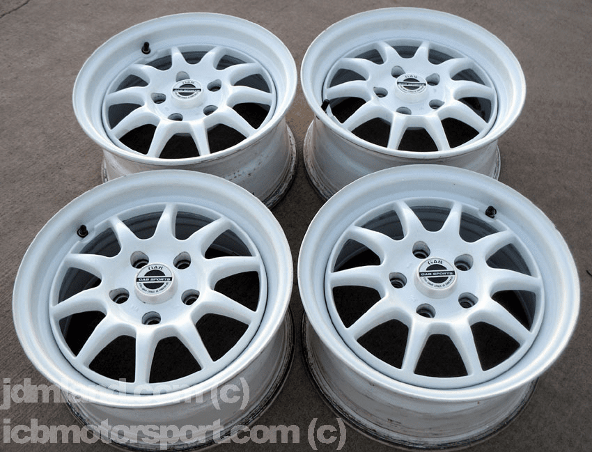 GAB Sports All White 5X114.3 15" Very Rare - SOLD