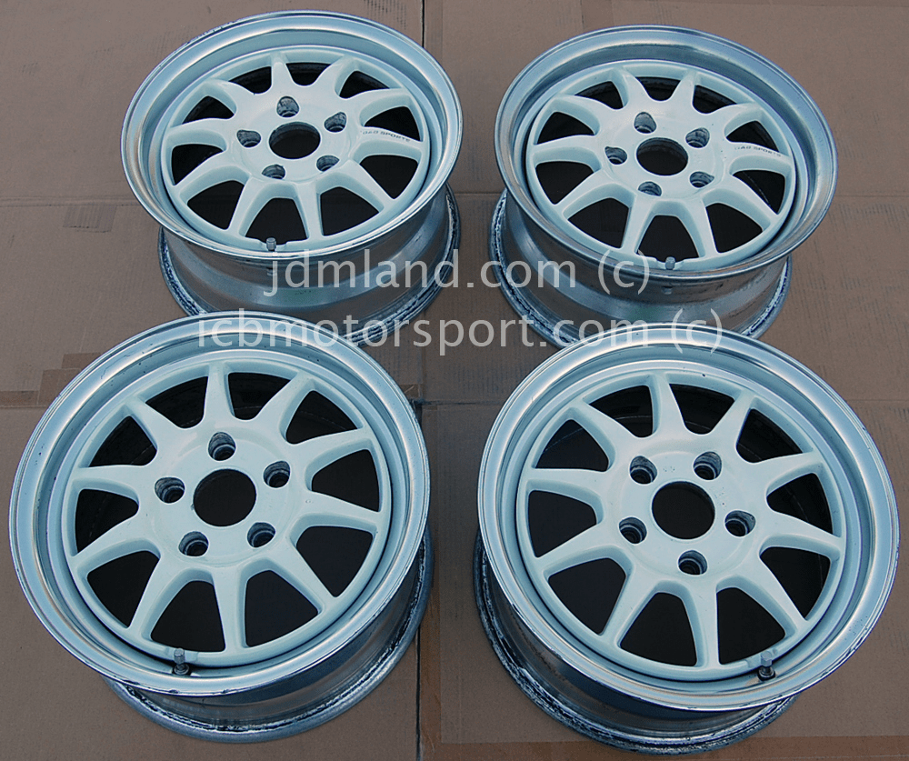 GAB Sports White w/ Polished Lip 5X114.3 15"