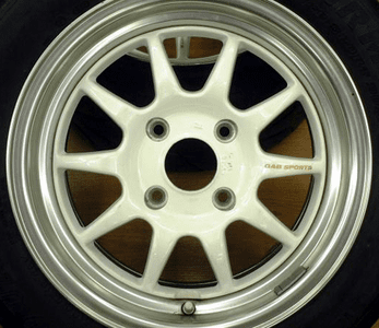 Gab White 15" with Polished Lip 4X114.3