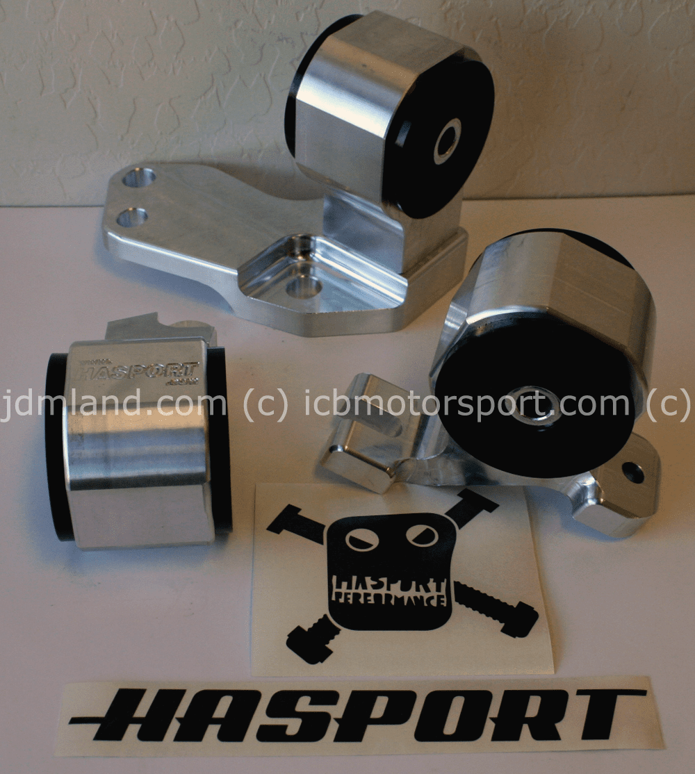 Hasport EFB2 Billet B Series Hydro Tranny Mount Kit 88-91 Civic / CRX