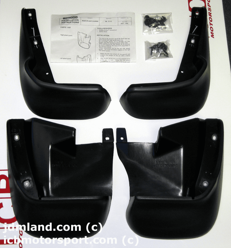 Honda Mudguard Kit EG2 93-97 CR-X Del Sol