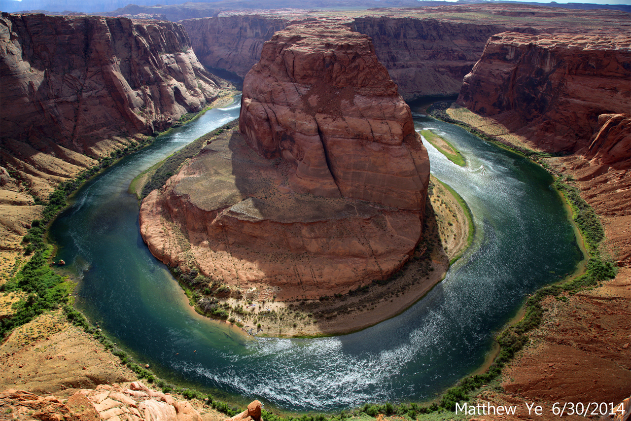"Horseshoe Bend - AZ Natural Series" by ICBMatt Picture taken on 6/30/2014