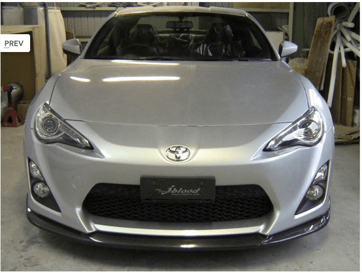 J Blood Front Lip Spoiler FRP Carbon Toyota FT86 Scion FRS Subaru BRZ Pre-order