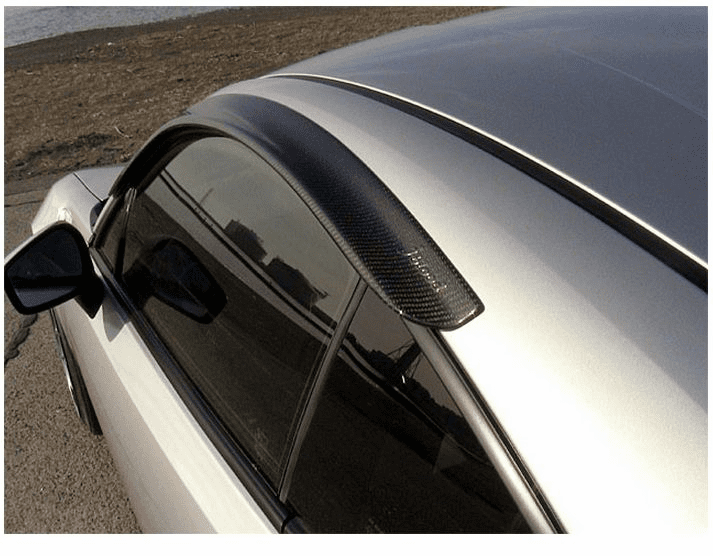 J Blood Twill Carbon Fiber Window Visor Toyota FT86 Scion FRS Subaru BRZ