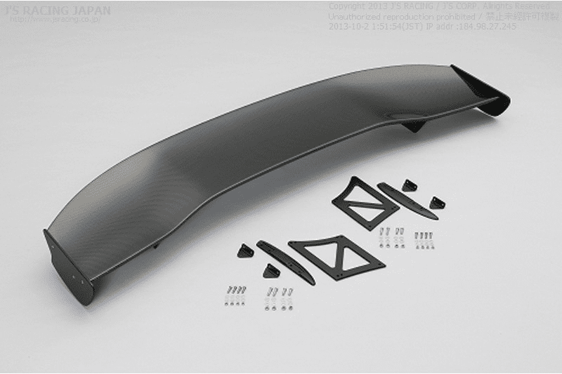 J's Racing 3D GT Type 1 Wing Wet Carbon Honda S2000 AP1/AP2 DGW1-S1-W 1600mm Pre-Order