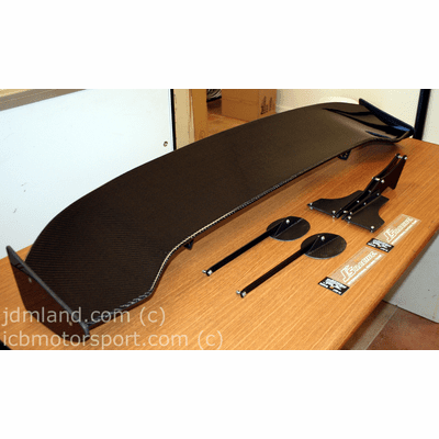J's Racing 3D GT Wing Wet Carbon 1350mm Civic EK9 SiR Type R Hatchback 96-00 DGW1-H5 Pre-Order