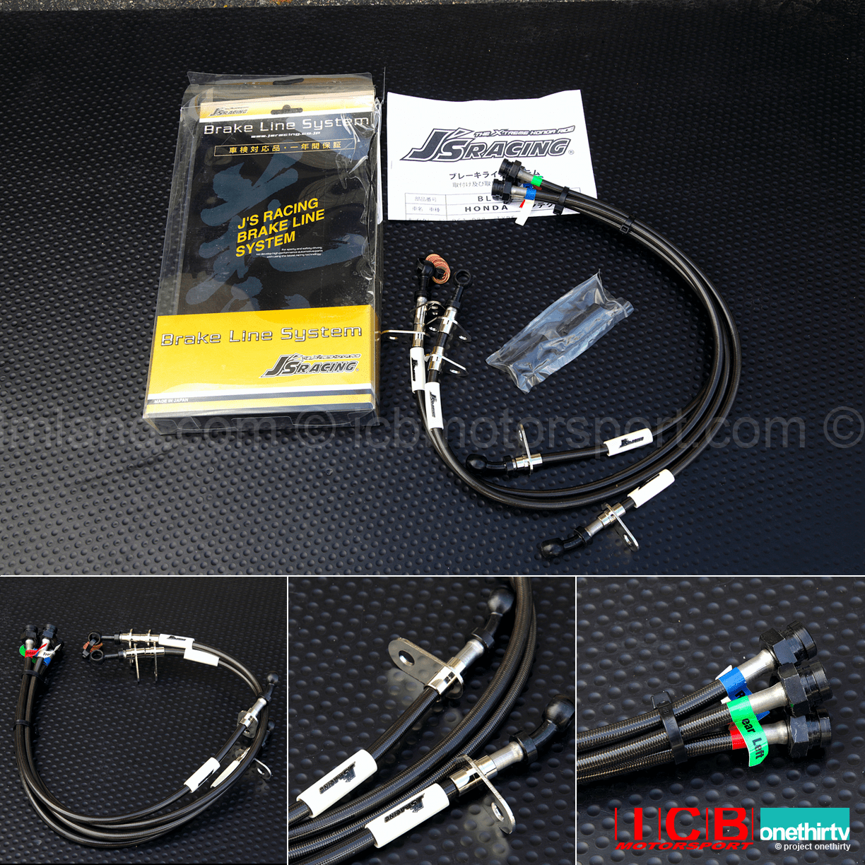 J's Racing Brake Line Kit AP1 AP2 CL7 DC2 DC5 EF8 EF9 EG6 EK4 EK9 EP3 NA1 NA2 PP1
