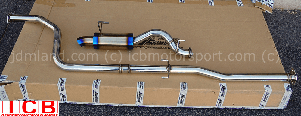 J's Racing C304 Stainless Steel Header-Back 60RR w/ Dolphin Tip Integra DC2 Type R B18C