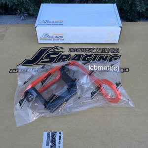 J's Racing Front Tow Hook Honda Civic EK9 96-00 Orange