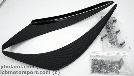 J's RACING JDM EG6 Carbon Fiber Canards Set