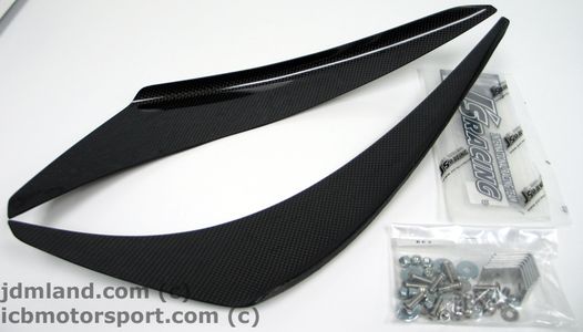 J's RACING JDM EK4/EK9 Civic 96-98 Carbon Fiber Canards Set