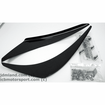 J's RACING JDM EK9 Civic 99-00 Carbon Fiber Canards Set