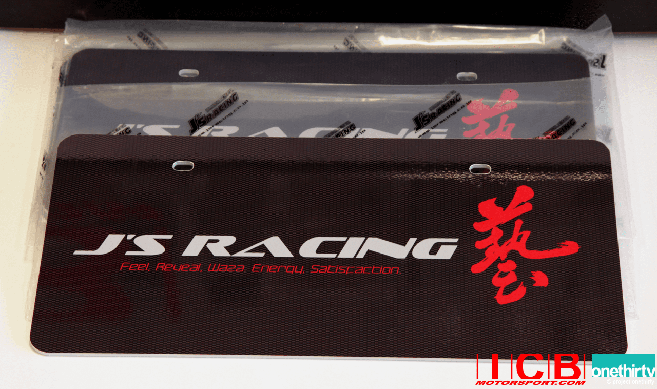 J's Racing License Plate Feel Reveal Waza Engery for USDM LHD Cars