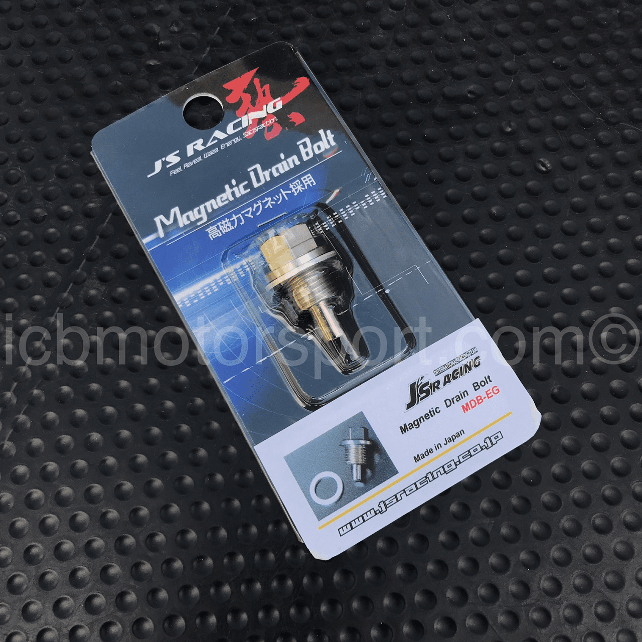 J's Racing Magnetic Drain Plug - Engine or Transmission Plug