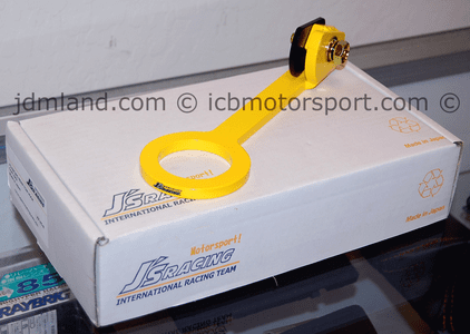 J's Racing Rear Tow Hook Honda Civic EK4 EK9 96-00 Yellow