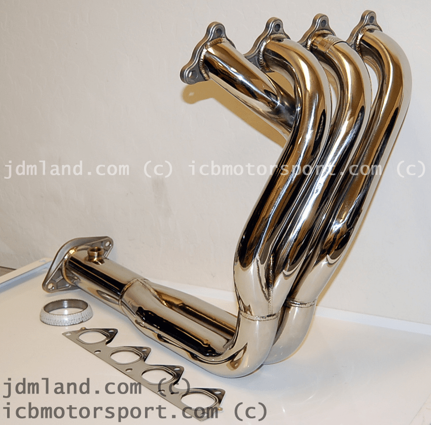 J's Racing SPL Stainless Steel Header XA-T2 DC2 B18C 4-2-1