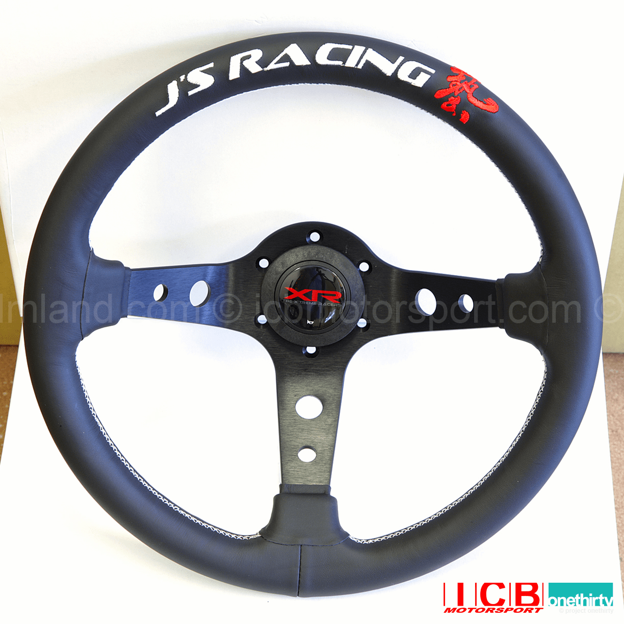 J'S RACING XR Steering Type-D Leather US version