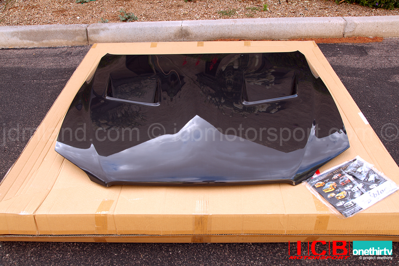 JBlood Toyota Altezza SXE10 Lexus IS300 Carbon Fiber Vented Hood Pre-order