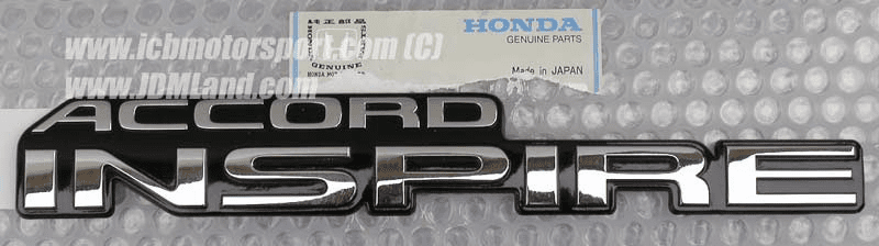 JDM Accord CL "Accord Inspire" Emblem (Rear)