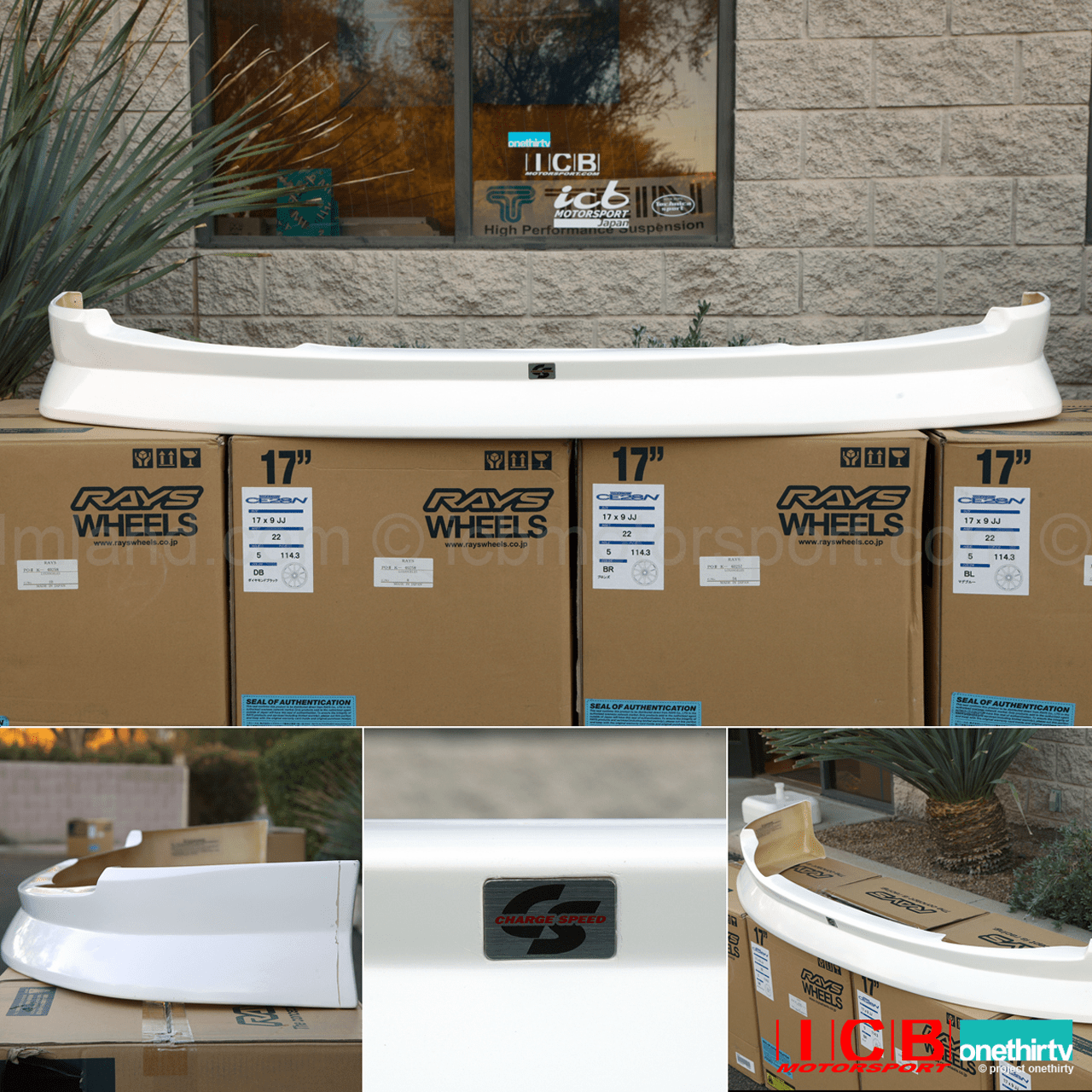 JDM Chargespeed Honda Civic EK9 99-00 FRP Front Lip Spoiler