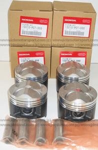 JDM Civic EK9 Type R B16B Piston Kit (.25mm Oversize)