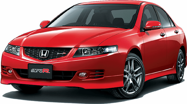 JDM CL7 Accord Euro R Front Lip Spoiler 06-08 - NH624P Premium White Pearl