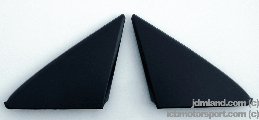JDM CRX SiR EF8  Side Mirror Block Off Plates Rare