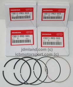 JDM DC2/EK9 Type R Ring Set (.25mm Oversize)