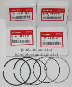 JDM DC2/EK9 Type R Ring Set (.25mm Oversize)