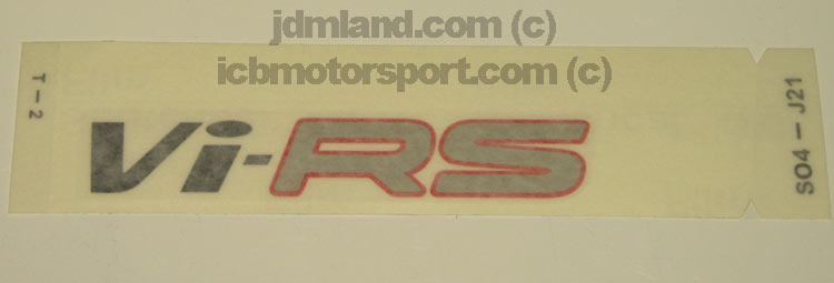 JDM EK4 Ferio Vi-RS Rear Decal