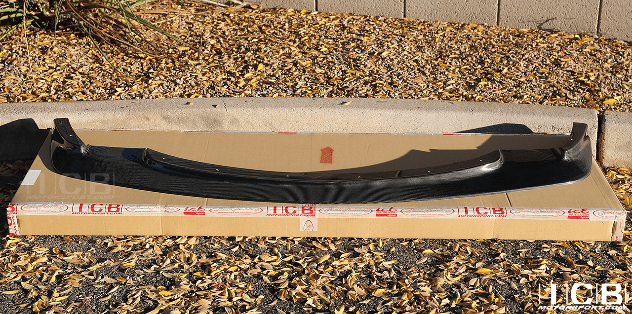 JDM First Molding Carbon Fiber FLUGEL PLATE Lip Spoiler Mazda RX7 FD3S 1992-1995 1996-1998