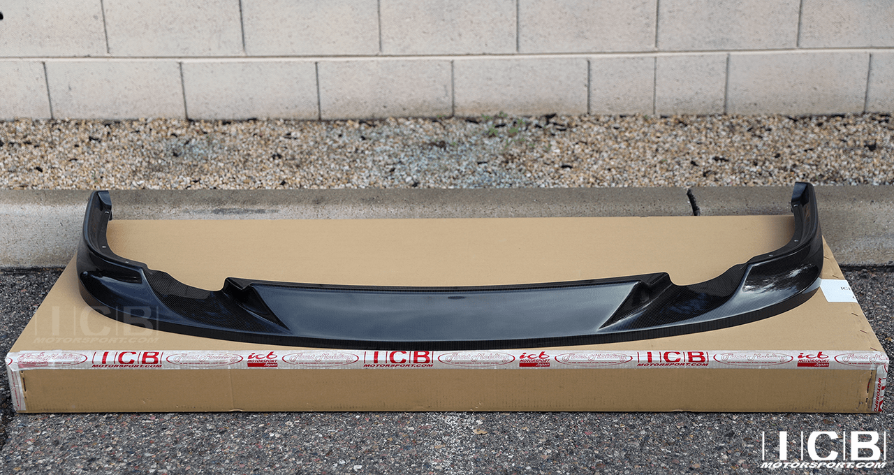 JDM First Molding Carbon Kevlar FLUGEL PLATE Lip Spoiler DC2 Integra 94-01