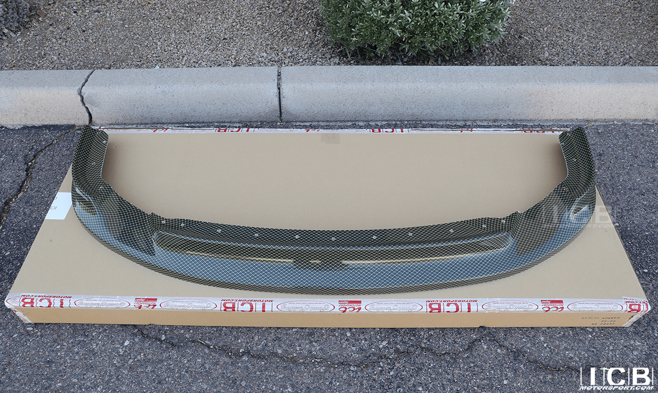 JDM First Molding Carbon Kevlar FLUGEL PLATE Lip Spoiler EK9 Civic 96-98 Pre-Order