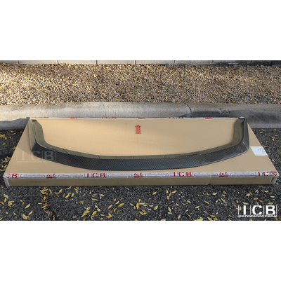 JDM First Molding Carbon Kevlar FLUGEL PLATE Lip Spoiler Nissan Skyline R32 GTR