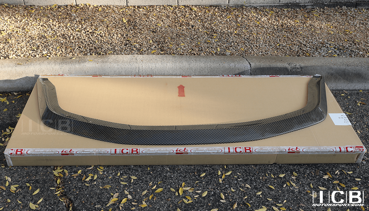 JDM First Molding Carbon Kevlar FLUGEL PLATE Lip Spoiler Nissan Skyline R32 GTR