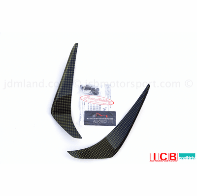 JDM First Molding Medium Carbon Kevlar Canards CL7/CL9 Accord Euro-R TSX