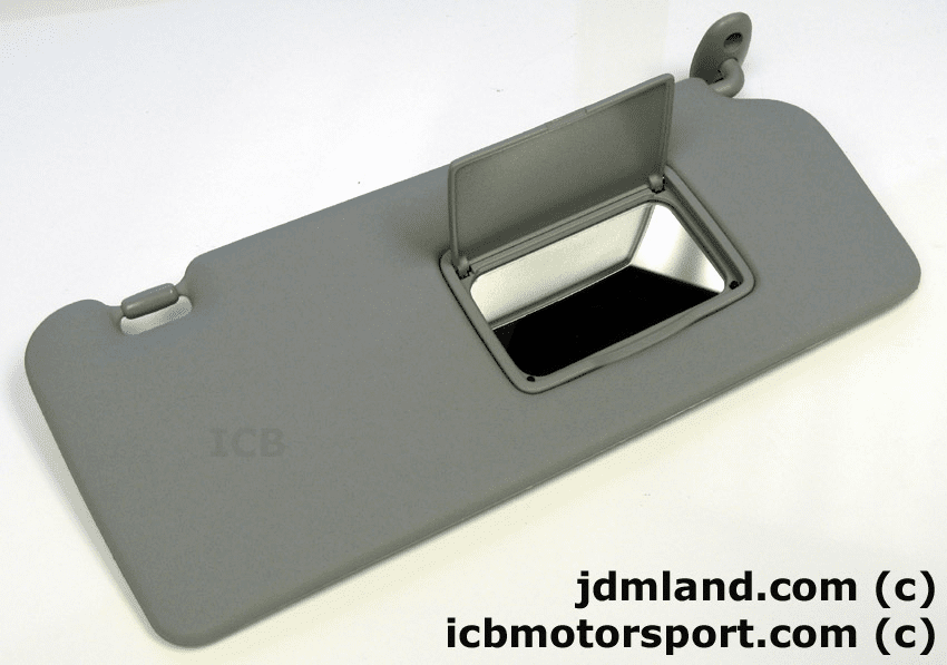 JDM Fit GD3 Pass Side Visor w/ Mirror & Card Holder