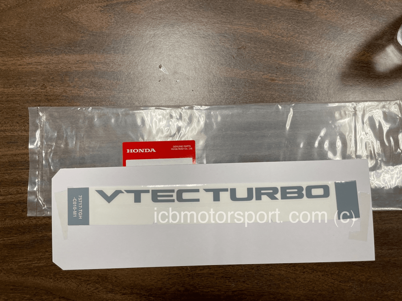 JDM FK8 2017-2021 Civic Type R VTEC TURBO Rear Decal