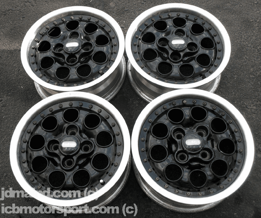 JDM Fortran 14" Black Wheels - Perfect for EF8/EF9 SiRs