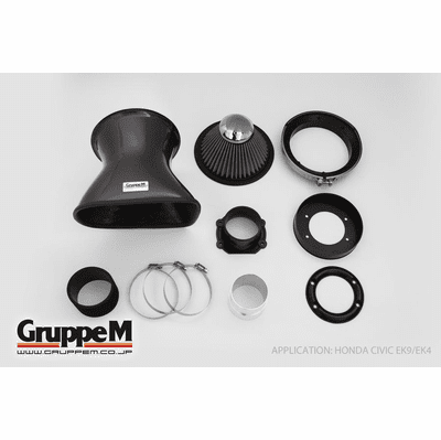 JDM GruppeM Civic EK4/9 B16A/B16B Ram Air System Carbon FR 0084 Pre-Order