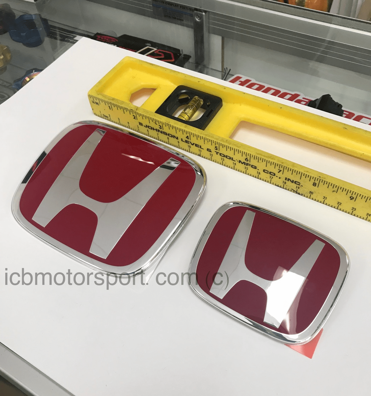 JDM Honda GK Fit 2015-2017 and 2018-2020 Front and Rear H Red H Combo