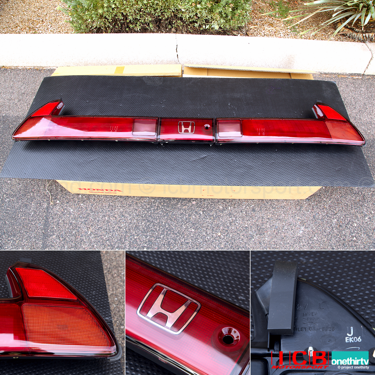 JDM Honda NSX NA1 Type S / Type R TailLight 3 Piece Set
