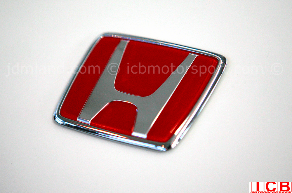 JDM Honda NSX Type R NA1 RED Front "H" Emblem