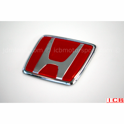 JDM Honda NSX Type R NA1 RED Front "H" Emblem