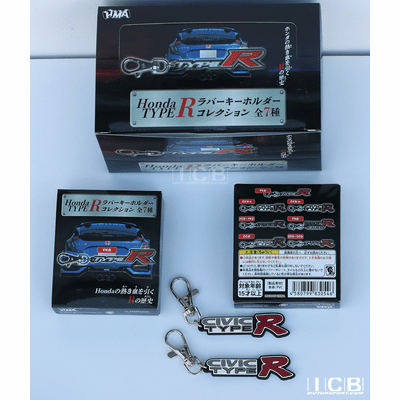 Officially Licensed HONDA CIVIC TYPE R FK8 Logo Emblem Keychain Clip