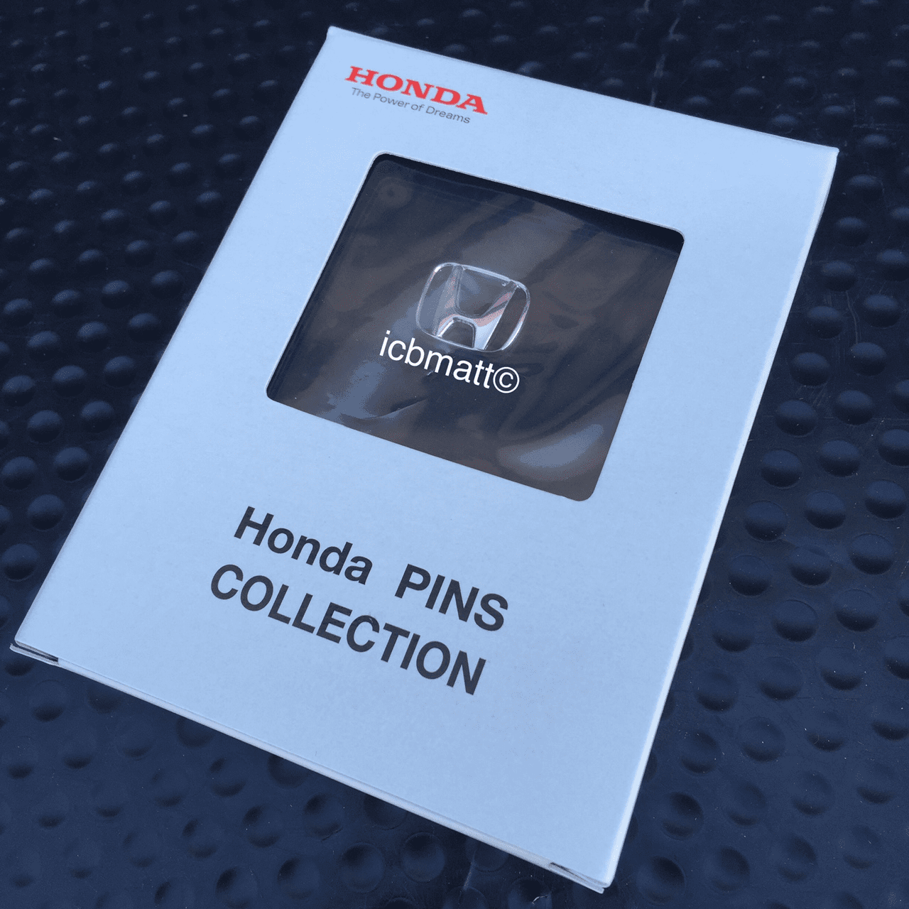 JDM Honda Silver "H" Emblem Pin and Display Holder